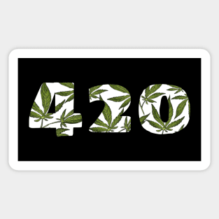 Happy 420 Vintage Style Sticker